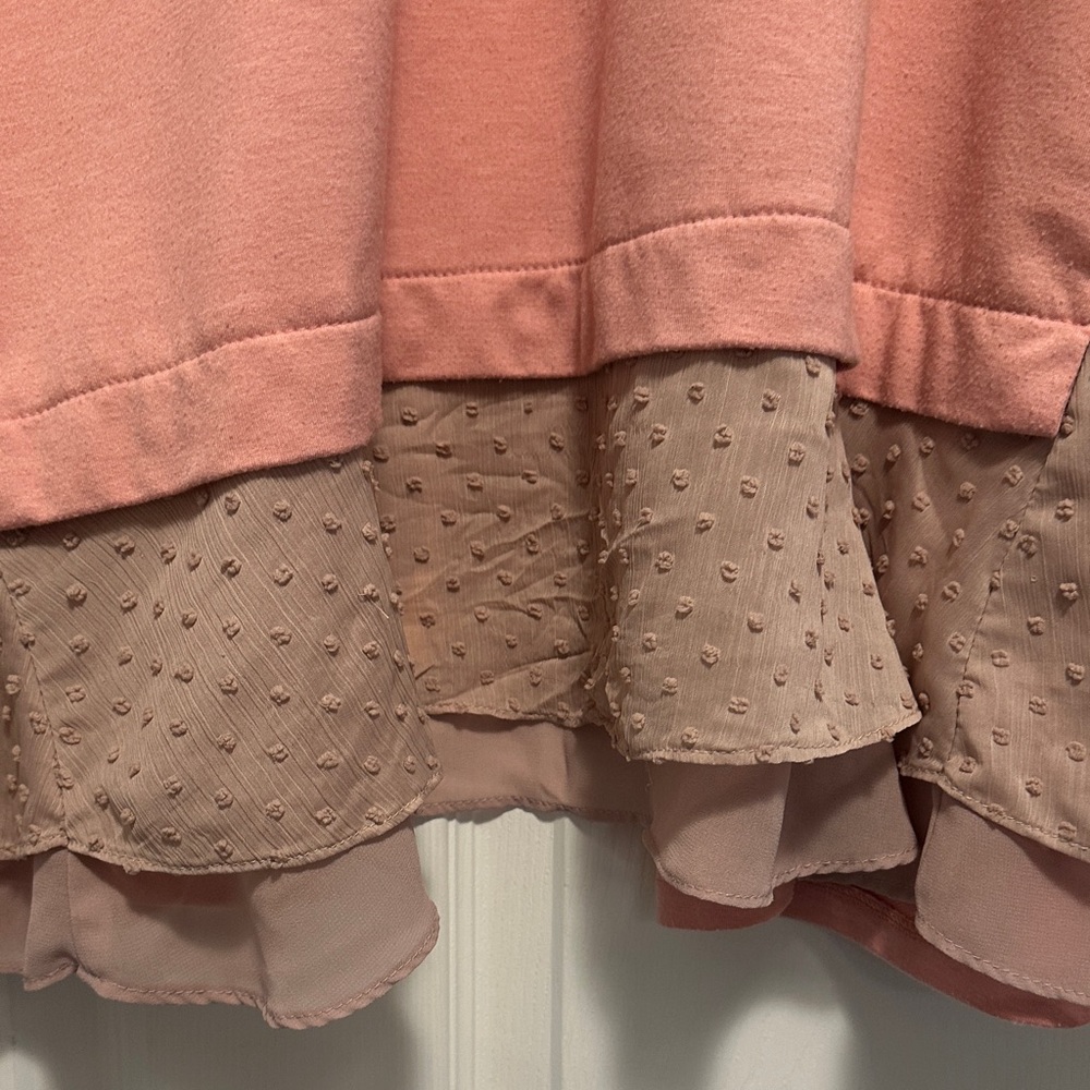 LOGO Lounge by Lori Goldstein Women's Blush Cardigan - Picture 6 of 9
